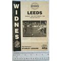 1986 programme Widnes v. Leeds