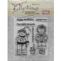 Molly Blooms. Stamp Set. App 9.5x11cm. Stamping...