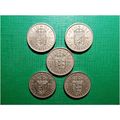 1953 1954 1955 1956 1957 Shillings Date Run Que...