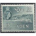 Aden 1959 SG53 15c Greenish-Grey Mounted Mint . ..