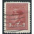 Canada 1942 SG377 3c Carmine-Lake Good Used ... .