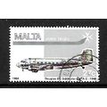 MALTA 1984 AIR 27c DOUGLAS DC -3 SG 733 FINE USED