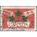 CANADA, Battle of the Plains of Abraham, red 1959, 5c, #3