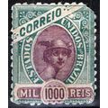 ZAYIX - 1894-7 Brazil 122 MH 1000r green & viol...