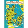 Europe DENMARK Map Postcard (Stenders 149 905 432)