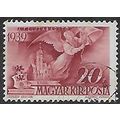 Mi 628: 20 f. carmine 20th Anniversary of the R...