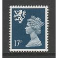 S58 17p Deep blue QUESTA SCOTLAND - Unmounted Mint