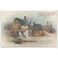 Old Cottage by the Sea Rural Art Postcard A260