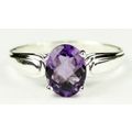 Amethyst, 925 Sterling Silver Ring, SR058