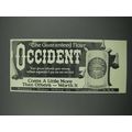 1914 Occident Flour Ad - The Guaranteed Flour