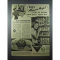 1940 Stokely's Foods Ad - Ruth's Always on the Go
