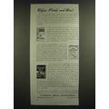1940 NRA National Rifle Association Ad - Rifles...