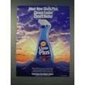 1989 Dow Brands Glass Plus Ad - Cleans faster. ...