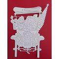 6 x Tattered Lace Die Cuts Driving Home For Chr...
