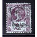 GB 1887 - 92 QV 2 1/2d Purple /Blue Victoria SG...