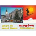 Megeve France Postcard posted 1993 VGC