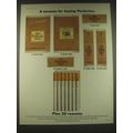 1965 Perfectos Filter de Luxe Cigarettes Ad - 6 excuses for buying Perfectos
