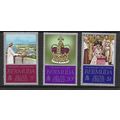 BERMUDA 1977 SILVER JUBILEE SET 3 VALS SG371 /3...