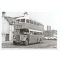 Glasgow Transport Bus Black and White Modern Ph...