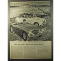1953 Austin-Healey 100 and Austin Coupe-de-Ville Convertible Advertisement