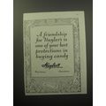 1920 Huyler's Candy Ad - A friendship for Huyle...
