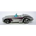 Hot Wheels '58 Corvette Convertible Silver Die-...