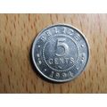 Belize 1994 5 Cents Coin
