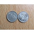 Belgium 1965 25 Centime Belgique (French Text) ...