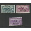 Egypt 115-117, 1926 Surcharges, VF, Used (EG481)