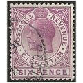 Gibraltar 1926 SG97a 6d Bright Purple & Magenta...