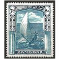 Zanzibar 1936 SG321 7s50 Light Blue Mounted Min...