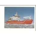 South African Government S.A. AGULHAS II Postcard