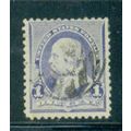 Used 219 1c Benjamin Franklin Barely Clears M01889