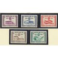Austria Stamps Scott #599 To 603, Mint Never Hi...