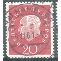Germany 1959 - SGB180 - 20pf red - President He...