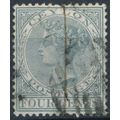 QV: 4c - Ceylon 1872 - F H - SG 122