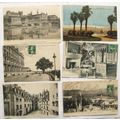 6 vintage French postcards - Pau