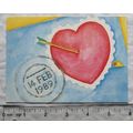 1989 postcard Celebrating St Valentine's Day St...