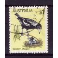 AUSTRALIA 1980 BIRDS $1 BLACK BACKED MAGPIE SG ...