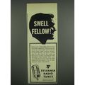 1947 Sylvania Radio Tubes Ad - Swell Fellow!