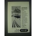 1947 Swiss National Tourist Office Ad - Winter ...