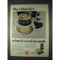 1970 Berkley Trilene Fishing Line Ad - So Limp