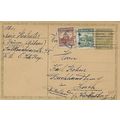 Mi P 31 a: Postcard: 50 h. olive-green State Arms.