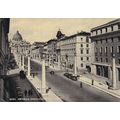 Roma Via Della Conciliazone Italy Postcard post...