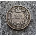 1872 Queen Victoria Silver 92.5% Young Head Shi...