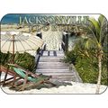 Jacksonville Florida Beach Scene Fridge Magnet