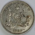 AUSTRALIA 1946 Sixpence, 50% Silver (A- D)
