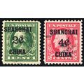 K1-2, Used VF Shanghai Overprint Stamps Cat $14...