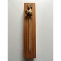CAT WOODEN PENCIL CASE (8"0