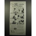1933 Pond's Powder Ad - Only 55¢ yet as fine by...